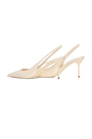 Lidia pointed-toe slingbacks in ivory patent leather PARIS TEXAS | PX1635XVN01AVORIO